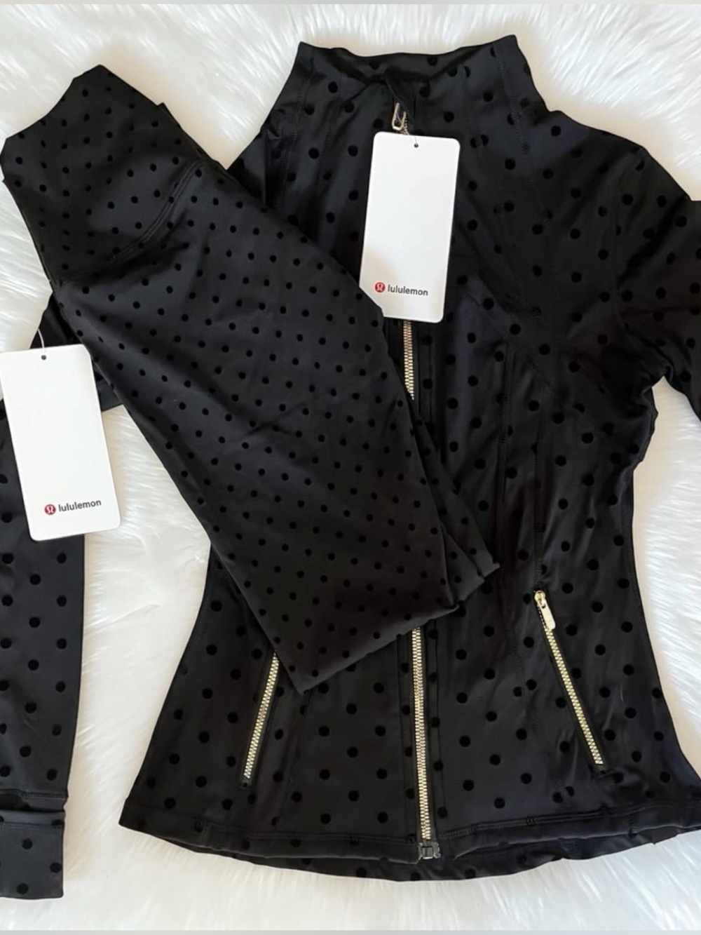 lululemon Define Jacket| Black Polka Dot